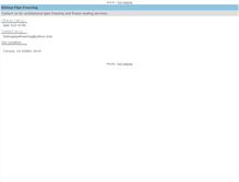 Tablet Screenshot of bishoppipefreezing.com